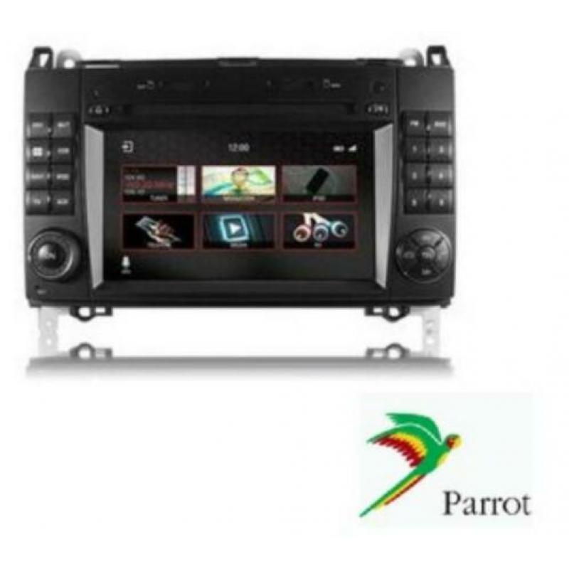 Navigatie mercedes vito 2014 dvd parrot carkit carplay usb