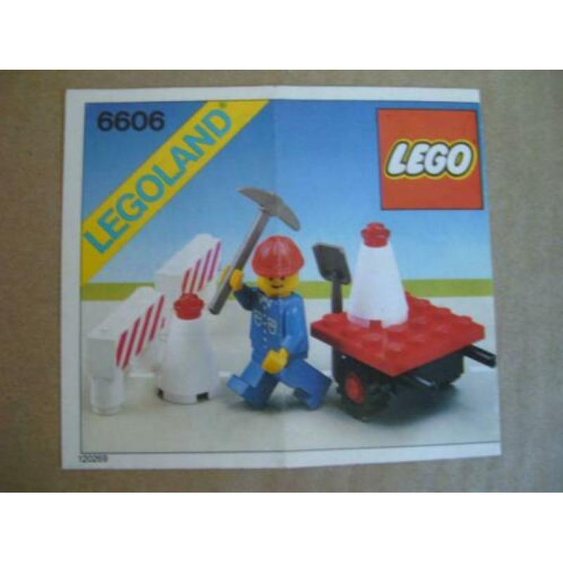 Lego set 6606 de stratenmaker met bouwboekje