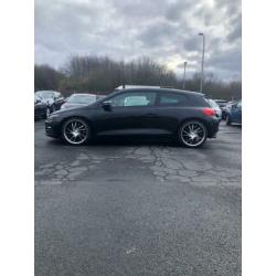 VW scirocco 2.0TSI 200pk dsg6-automaat/19"+verlaagd/flippers