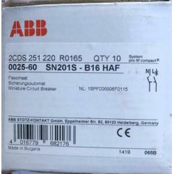 Abb haf installatie automaat b16