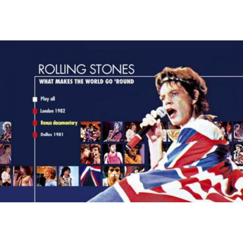 dvdThe rolling stones what makes the world go round