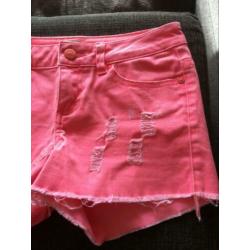 Gave short / korte broek Only mt 26 roze