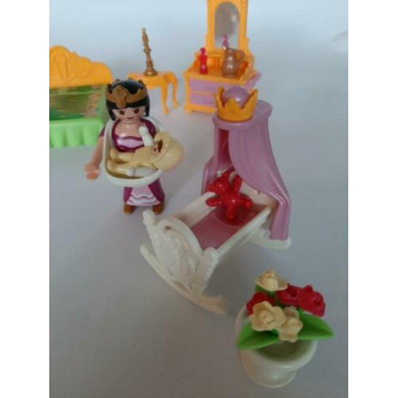 Playmobil koninklijke slaapkamer +prinsessen+baby (oa 5146)