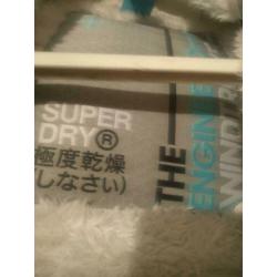 Superdry jas maat 36 valt als s