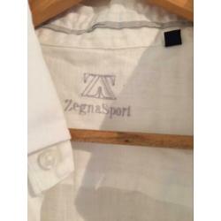 Zegna sport linnen overhemd maat L