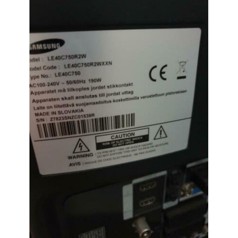 Samsung LE40C750 tv