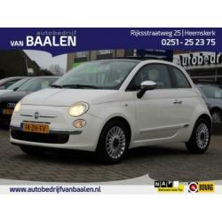 Fiat 500 1.4-16V 100Pk LOUNGE PANO DAK SCHUIFDAK LEER AIRCO