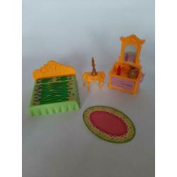 Playmobil koninklijke slaapkamer +prinsessen+baby (oa 5146)