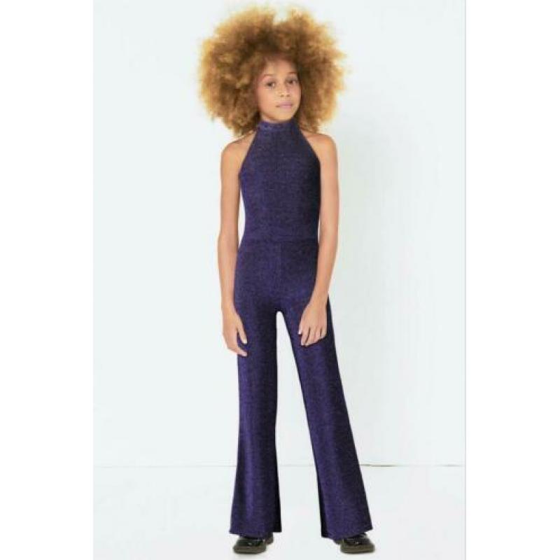 Coolcat paars glitter jumpsuit 146/152 prachtig pak Zara