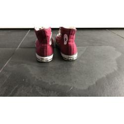 Converse All Stars Bordeaux meisje maat 34.