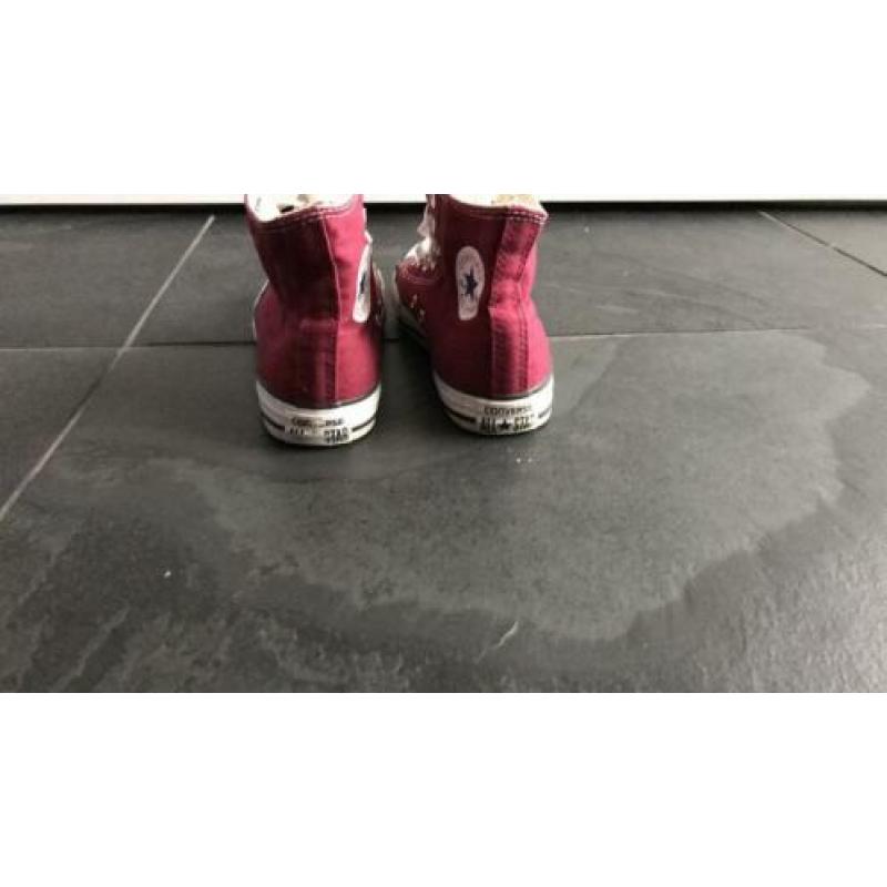 Converse All Stars Bordeaux meisje maat 34.