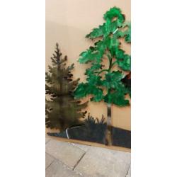 BOMEN / wanddecoratie / 100 cm breed