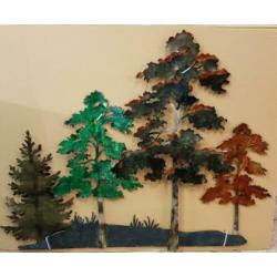 BOMEN / wanddecoratie / 100 cm breed