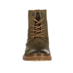 PME LEGEND - leren Smith cargo boots olive green - maat 40