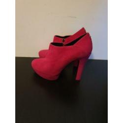 Manfield Black Label roze pumps, hoge hakken maat 40