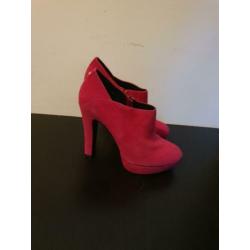 Manfield Black Label roze pumps, hoge hakken maat 40