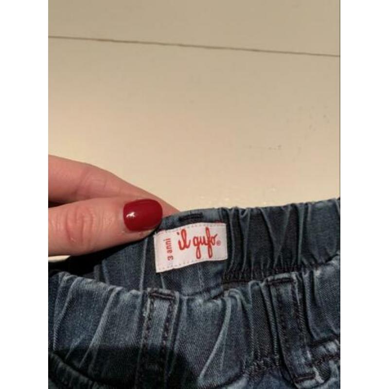 IL GUFO | Fijne meisjes jeans | Maat: 3 jaar/98-104