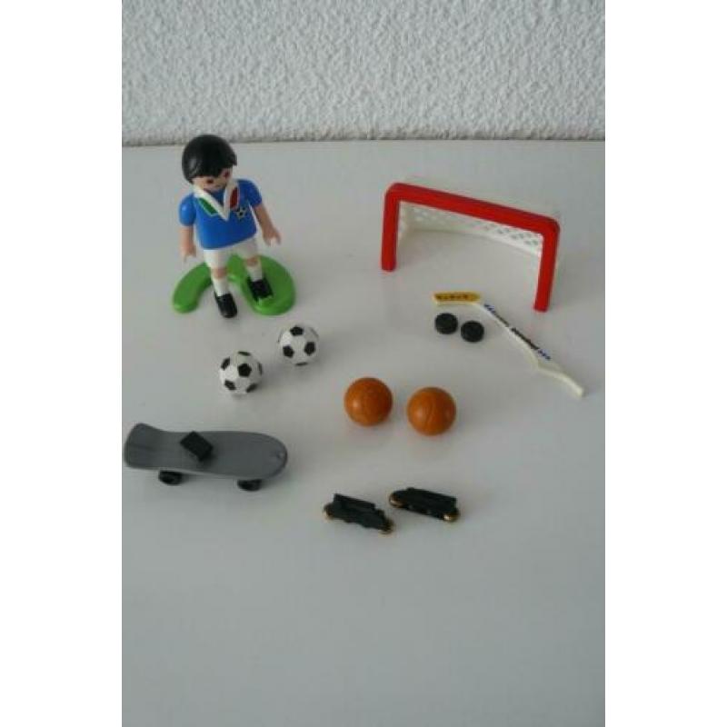 Nieuw Playmobil onderdelen Sport Gaol Hockey Skatebord enz