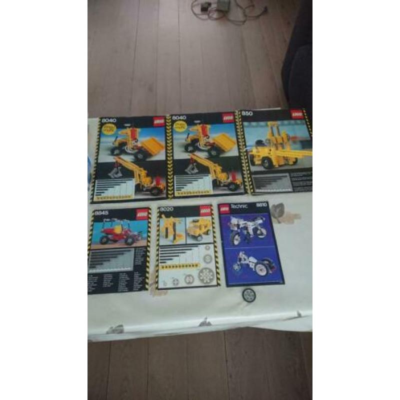 Lego partij / verzameling technic. 6 sets.