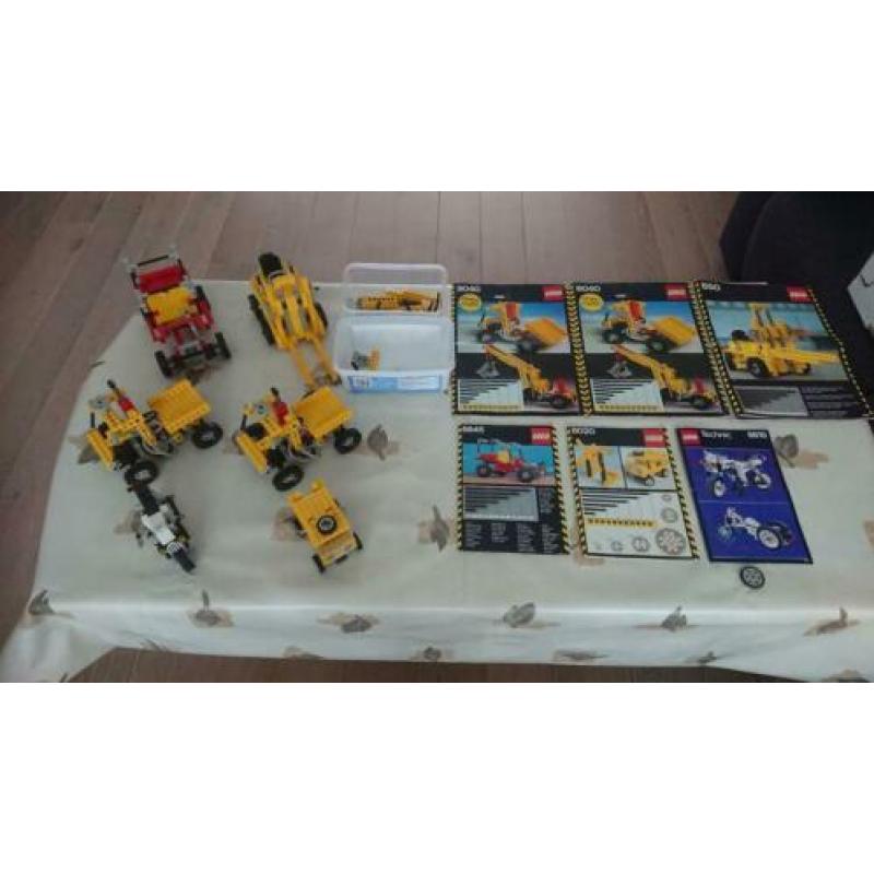 Lego partij / verzameling technic. 6 sets.