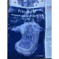 Prenatal luxe autostoel groep 0-1, (0-18kg)