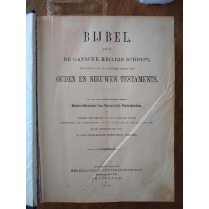 Bijbel 1930 Ouden en Nieuwen Testaments