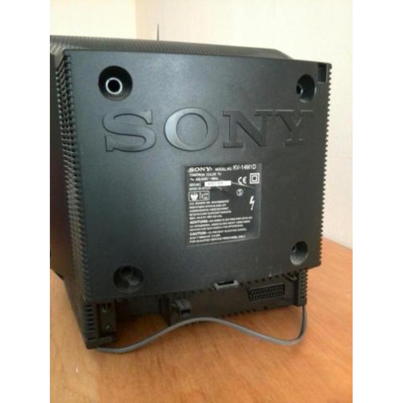 Sony Trinitron kleine kleuren televisie kleinbeeld