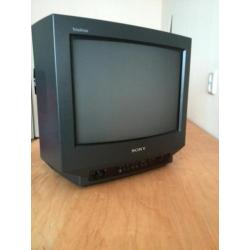 Sony Trinitron kleine kleuren televisie kleinbeeld