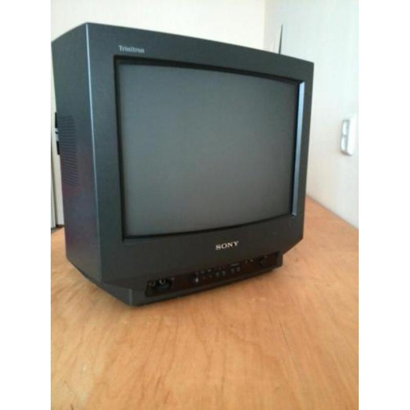 Sony Trinitron kleine kleuren televisie kleinbeeld