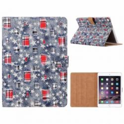 Ntech iPad Air 2 Ster & Denim Design Booktype Kunstleer Hoe