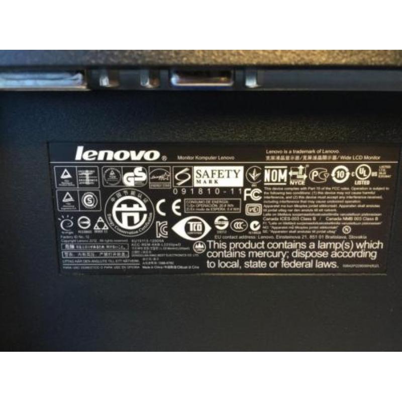 Lenovo thinkvision 21,5"