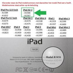 Apple iPad Air 2 - PU lederen Case Zand Textuur met