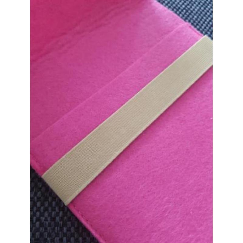 Roze opberghoes voor tablet of iPad 15x21 CM