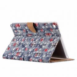 Ntech iPad Air 2 Ster & Denim Design Booktype Kunstleer Hoe