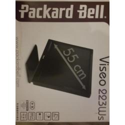 Packerd Bell monitor 55 cm, met stereo, voedingkabel en vga