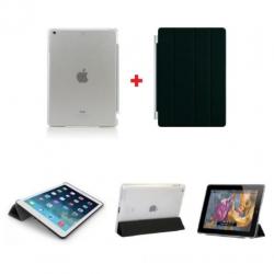 iPad 2 3 4 Smart Cover Smartcover hoes hoesje - DUO ZWART