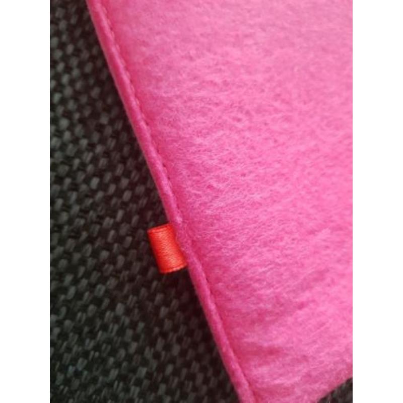 Roze opberghoes voor tablet of iPad 15x21 CM