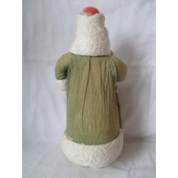 oude kerstman papier mache 34 x 15 cm 1970-1980