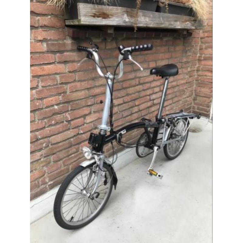 Brompton vouwfiets (zwart)