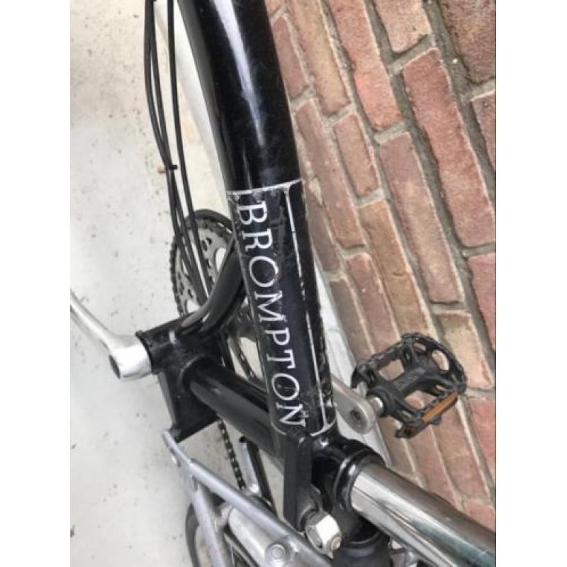 Brompton vouwfiets (zwart)