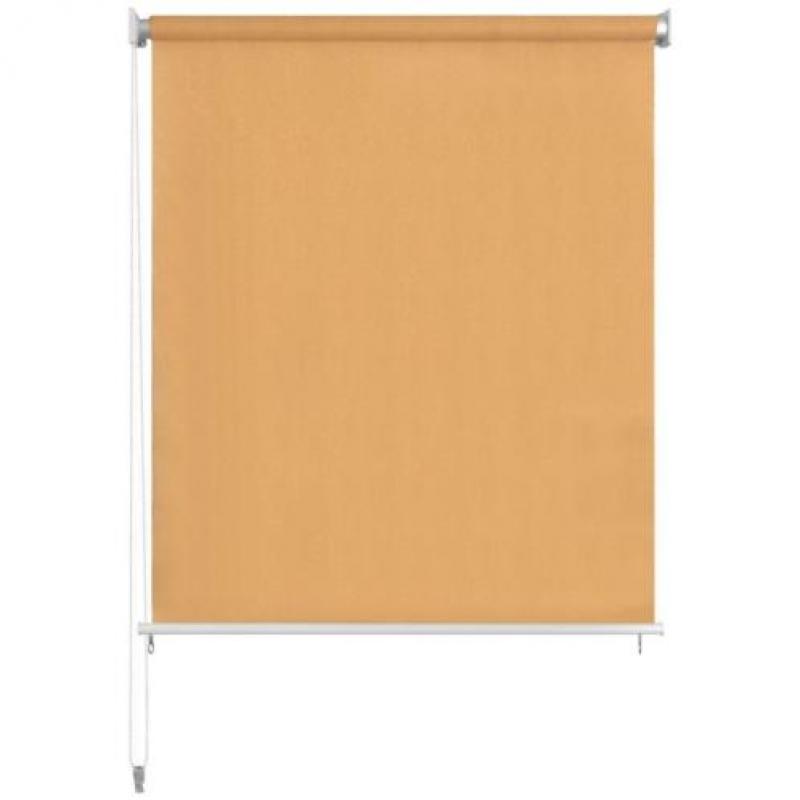 vidaXL Rolgordijn voor buiten 220x140 cm beige