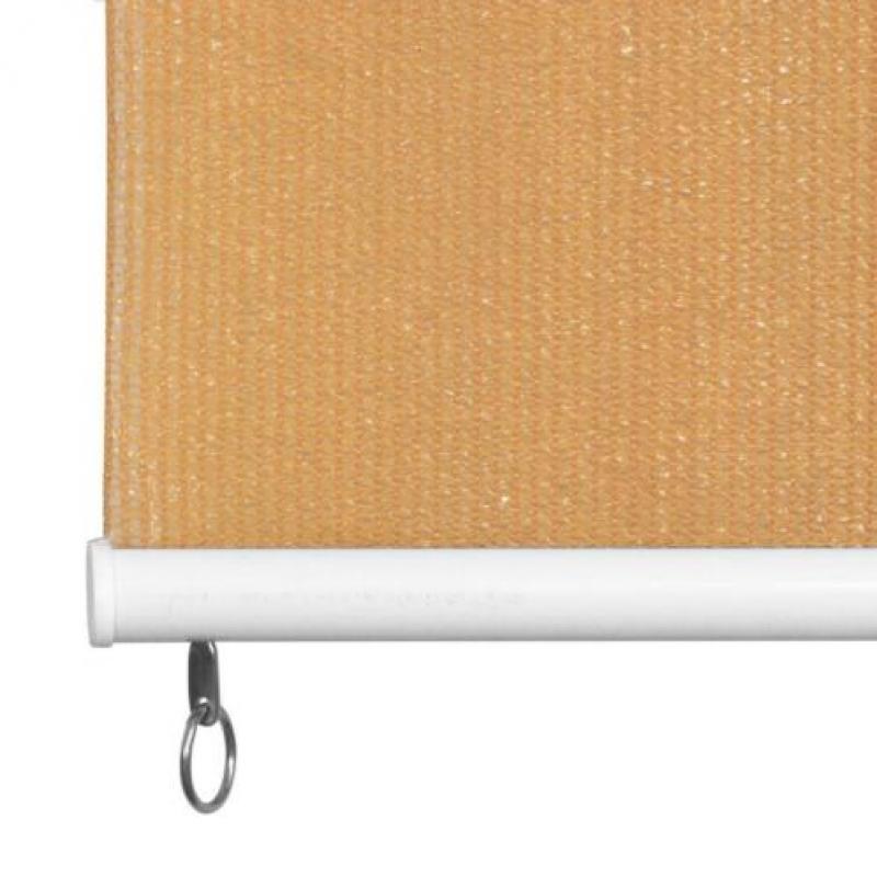 vidaXL Rolgordijn voor buiten 220x140 cm beige