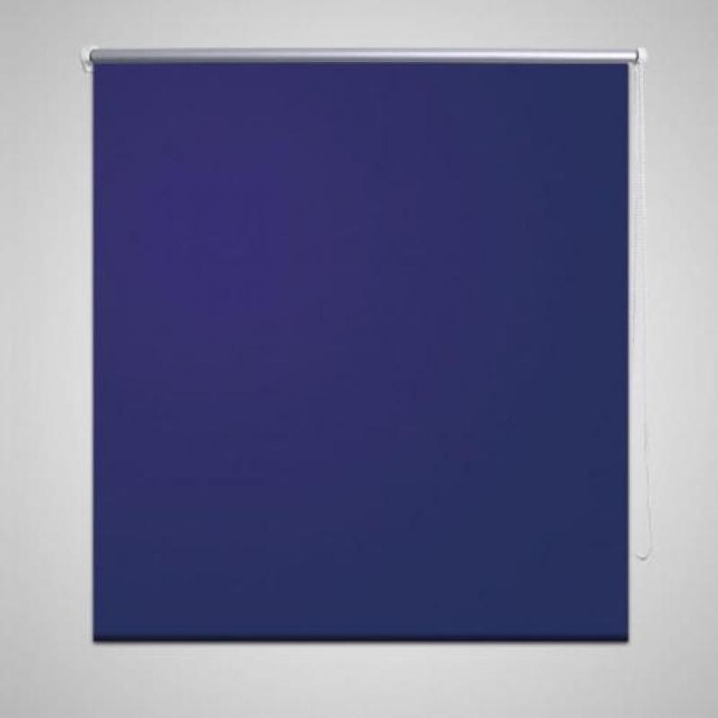 vidaXL Rolgordijn verduisterend 80 x 175 cm marineblauw